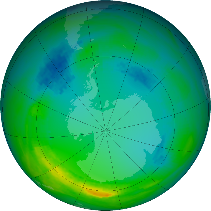 Ozone Map 1988-08-01